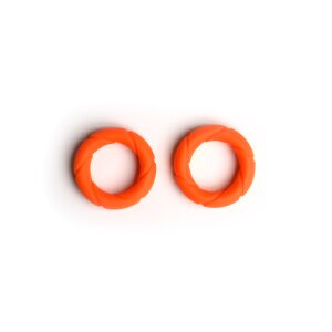 Sport Fucker Liquid Silicone Ready Rings 2 Stück Orange