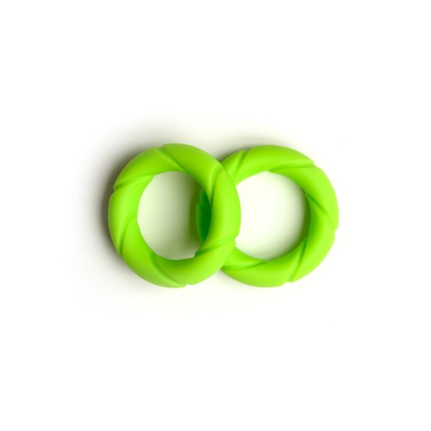 Sport Fucker Liquid Silicone Ready Rings 2 Pack Green