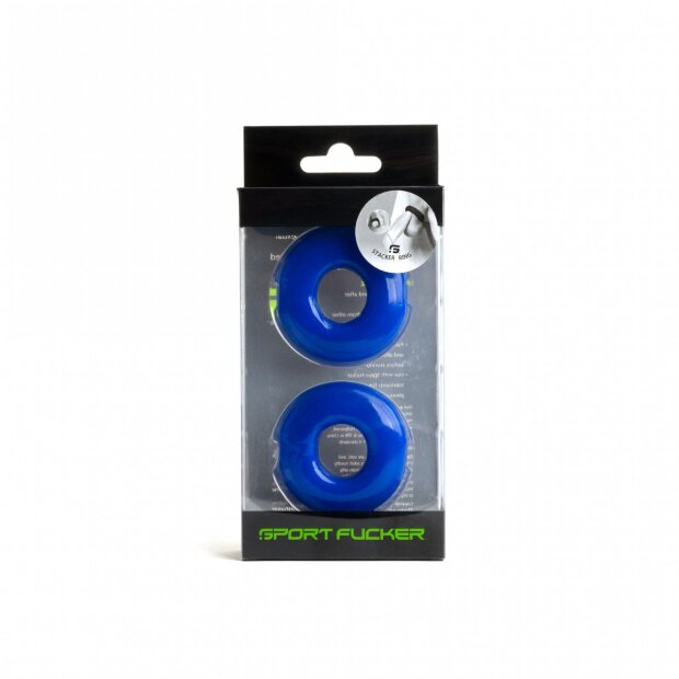 Sport Fucker Stacker Rings 2er Pack Blau