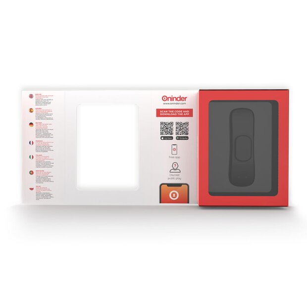 Oninder Manila Panty Rechargeable Vibrator 9 Speed 9,6 cm x 2,6 cm Free App