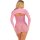 Leg Avenue Robe avec imprimé coeur & noeud One Size Rose