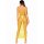 Leg Avenue Robe en résille longueur cheville One Size Jaune
