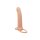 CalExotics Performance Maxx Rechargeable Ribbed Dual Penetrator Light skin tone