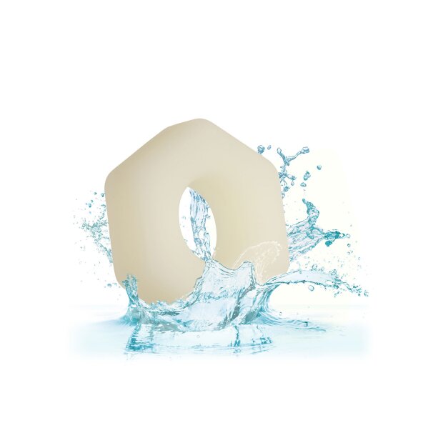 CalExotics Alpha Glow-In-The-Dark Liquid Silicone Prolong Sexagon Ring Glow in the dark