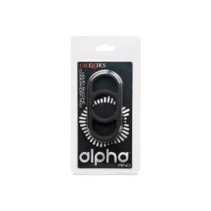 CalExotics Alpha Liquid Silicone Commander Ring Black