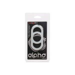 CalExotics Alpha Liquid Silicone Commander Ring White