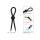 CalExotics Alpha Liquid Silicone Lasso Black