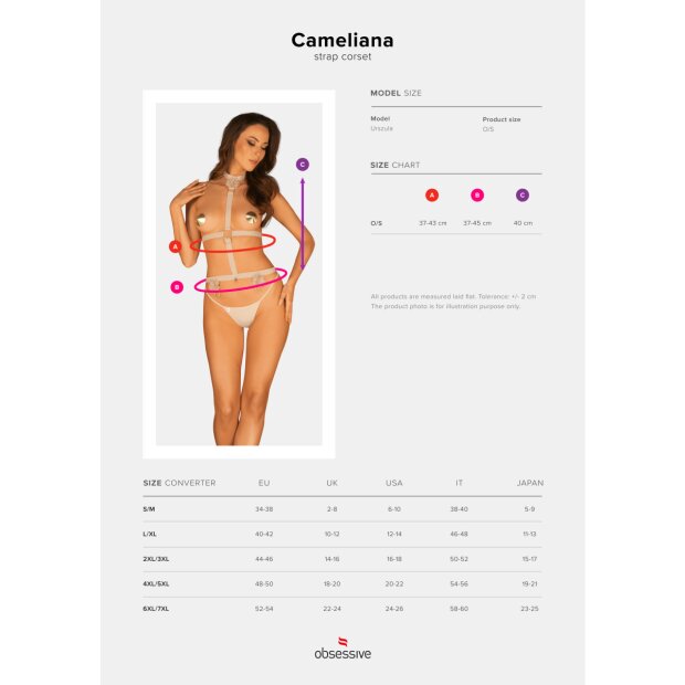 Obsessive Cameliana set beige O/S