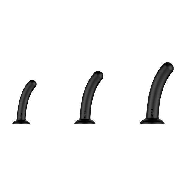 Nexus - Dilator Set Silikon Anal Dildos (S,M,L) Schwarz