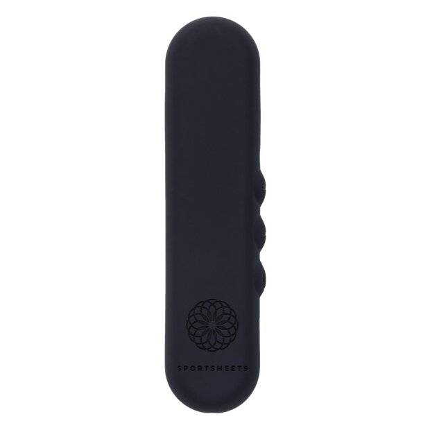 Sportsheets Pivot Flat Bullet, Black