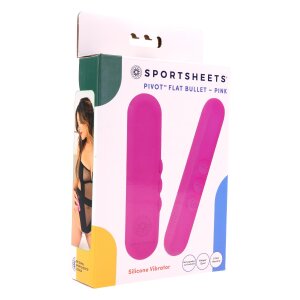 Sportsheets Pivot Flat Bullet, Rose