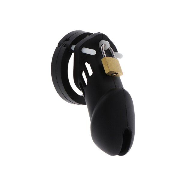 Hidden Desire Extreme Chastity Cock Cage Silicone L Black