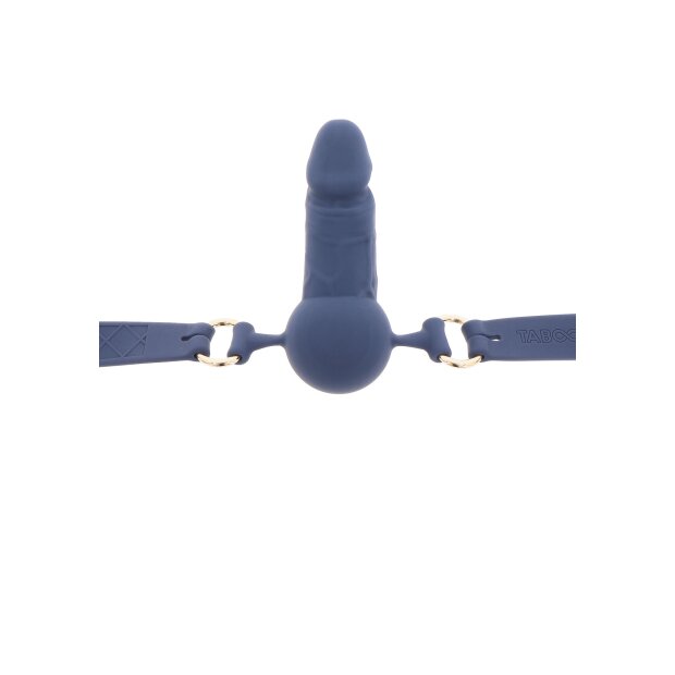 Taboom Silicone Penis Ball Gag blue