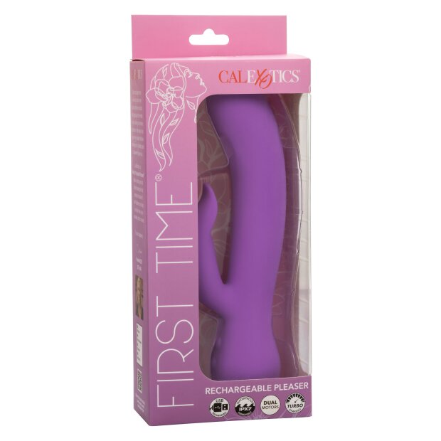 CalExotics First Time Rechargeable Pleaser lila
