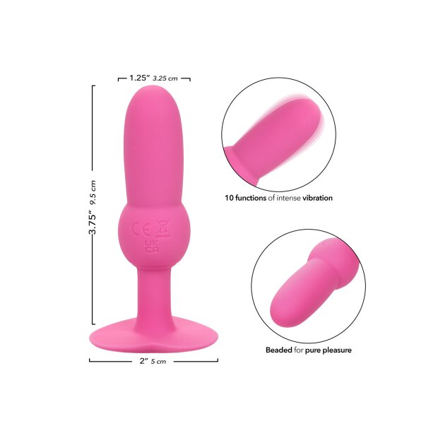 CalExotics First Time Vibrating Beaded Probe pink