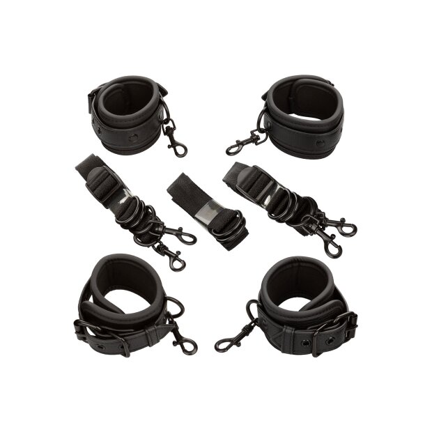 CalExotics Nocturnal Collection Bed Restraints Noir