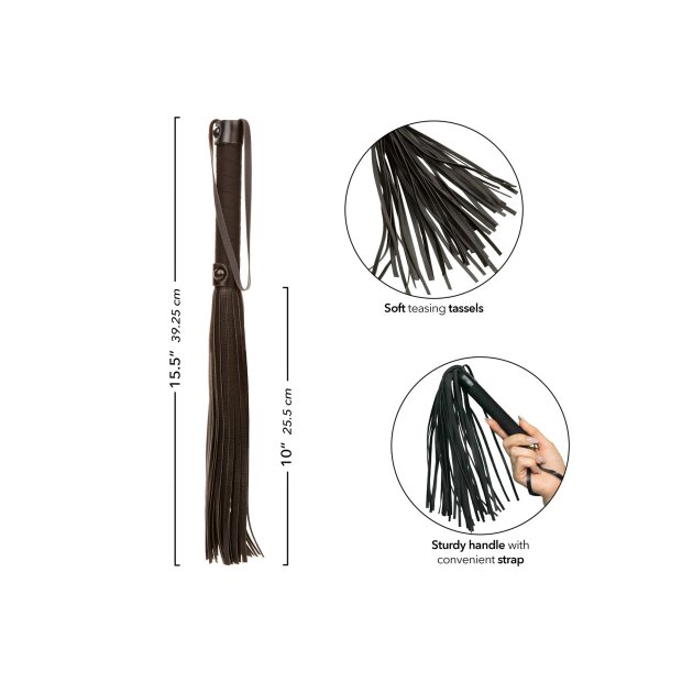 CalExotics Collection Nocturne Flogger Noir