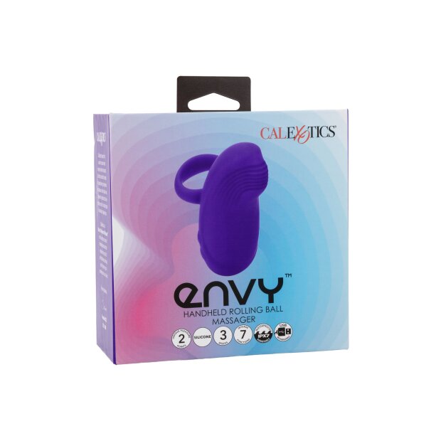 CalExotics Envy Handheld Rolling Ball Massager Violet