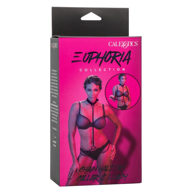 CalExotics Euphoria Collection Kettenhalsband & Leine schwarz