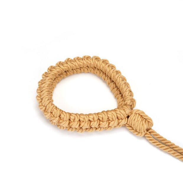 Liebe Seele Bound You II - Rope Collar and Leash 30 cm brown