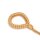 Liebe Seele Bound You II - Rope Collar and Leash 30 cm brown