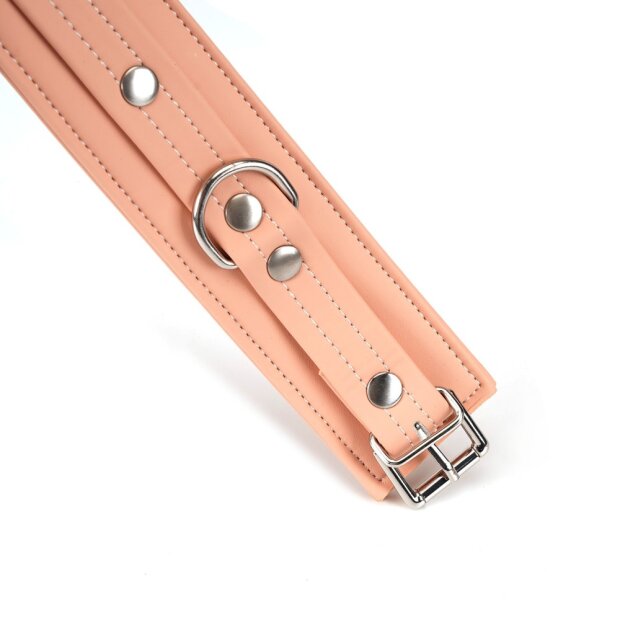 Liebe Seele Manchettes de poignet cuir végétalien  roses