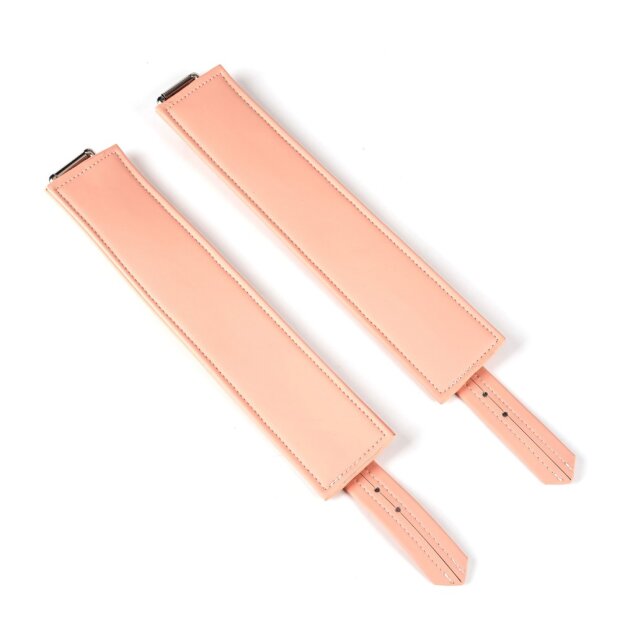 Liebe Seele Manchettes de poignet cuir végétalien  roses