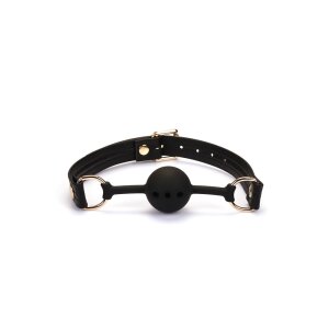 Liebe Seele ball gag vegan leather black