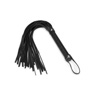 Liebe Seele flogger recycled leather 44 cm black