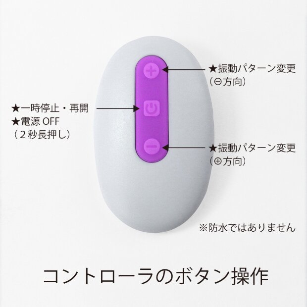 SSI-Japan Docodemo Wireless Vibro Egg White/Purple