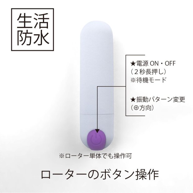 SSI-Japan Docodemo Wireless Vibro Egg White/Purple