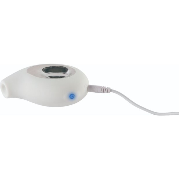 Yuira Kiwami Ten Ammonite Suu Pressure wave stimulator 6 cm white