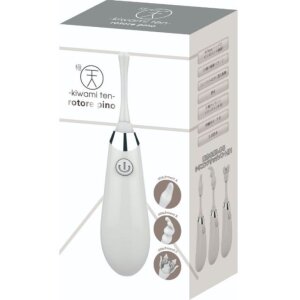 Yuira Kiwami Ten Rotore Pino Vibrator White 140 mm