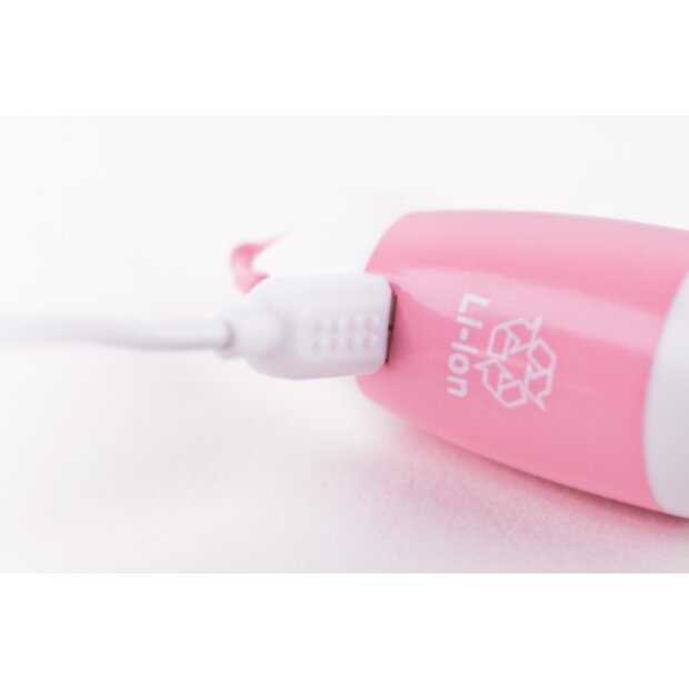 Fairy Baby Mini Vibrator Weiß/Rosa 6,99 cm