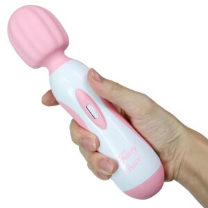 Fairy New Fairy Grace Wand Vibrator Weiß/Rosa 23 cm