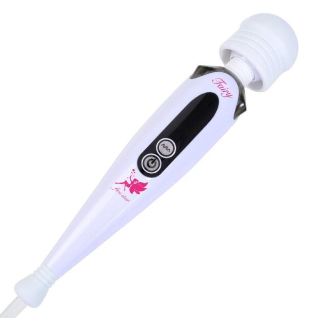 Fairy Five Star Wall vibrator white/blue 26 cm