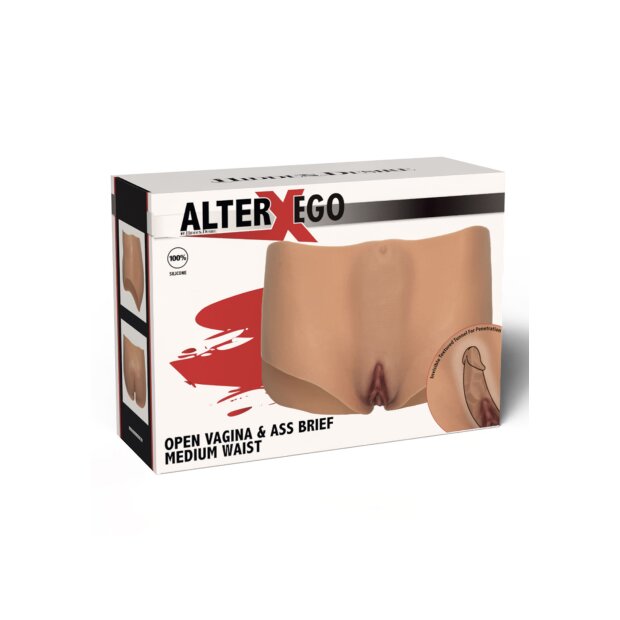 Hidden Desire Alter Ego Open Vagina & Ass Brief S/M/L