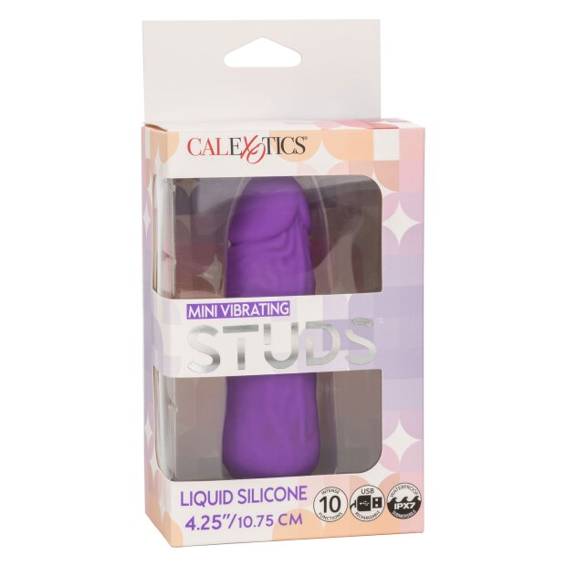 CalExotics Mini Vibrating Studs Purple
