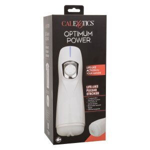 CalExotics Lifelike Pulsar Stroker White
