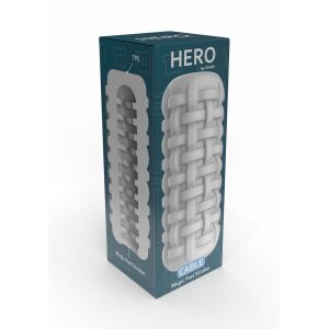 ToyJoy Hero Large Masturbator Cable White