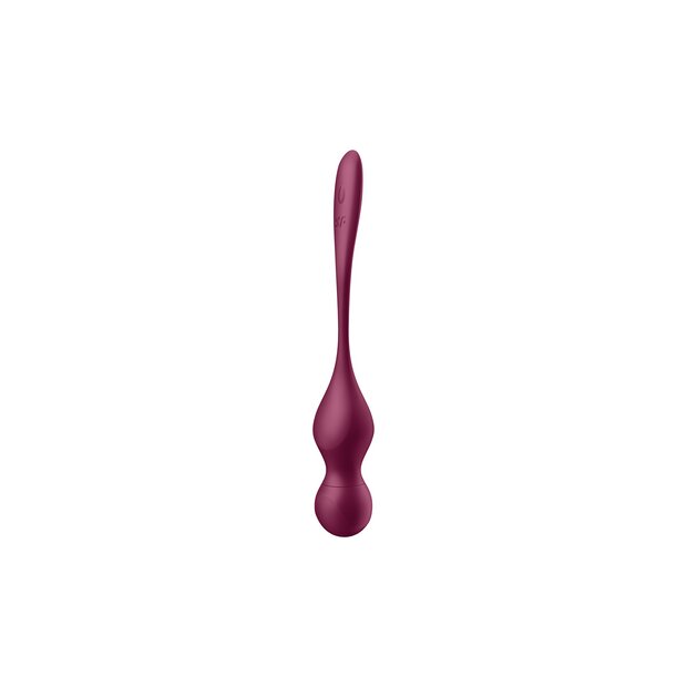 Satisfyer Love Birds Vary - Connect App Pelvic Floor Training - Wine Red