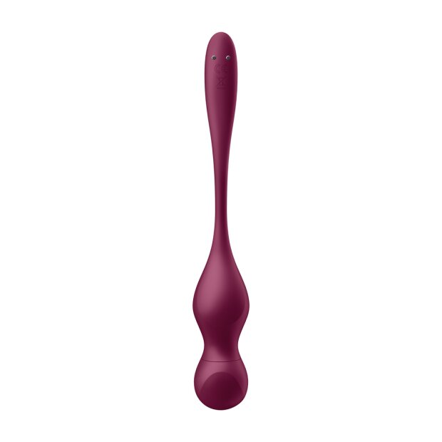 Satisfyer Love Birds Vary - Connect App Pelvic Floor Training - Wine Red