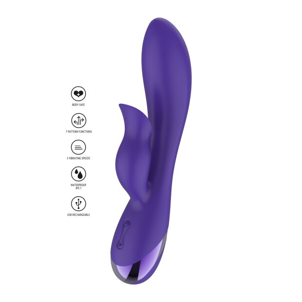 Xocoon Unchained Love Clitoris & G-Spot Vibrator Purple