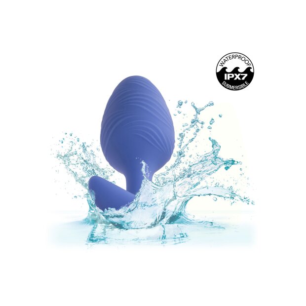 CalExotics Cheeky Vibrating Glow-In-The-Dark Butt Plug Large Glow in the dark