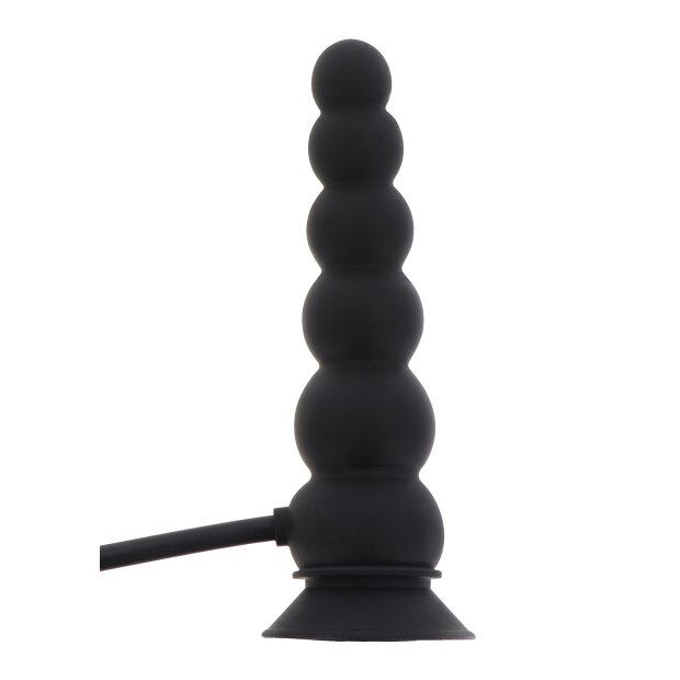 Hidden Desire Extreme Inflatable Suction Base Plug - Expert Black