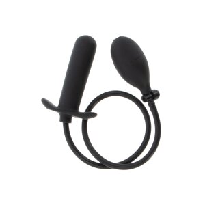 Hidden Desire Extreme Inflatable Smooth Plug - Starter Black