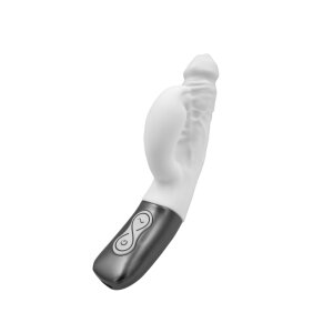 NMC Titanz 7 Inch Silicone Rechargeable Vibrator In Ivory...