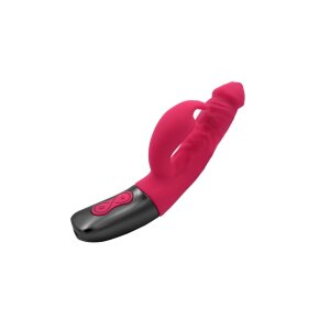NMC Titanz 7 Inch Silicone Rechargeable Vibrator In Pink