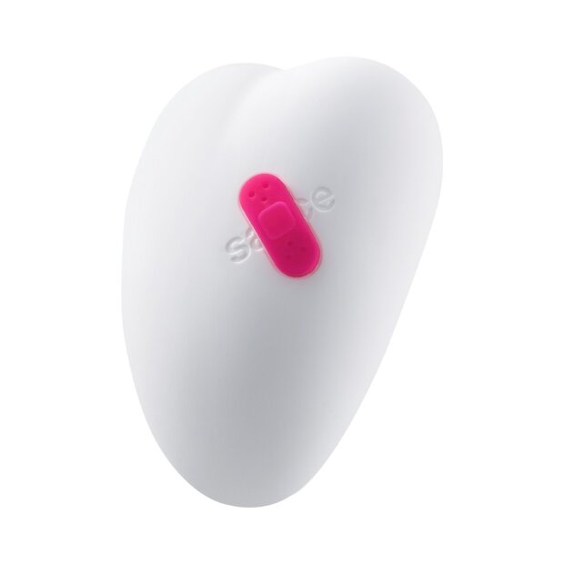 Sauce Sweeeheart Clitoral Vibrator White & Pink