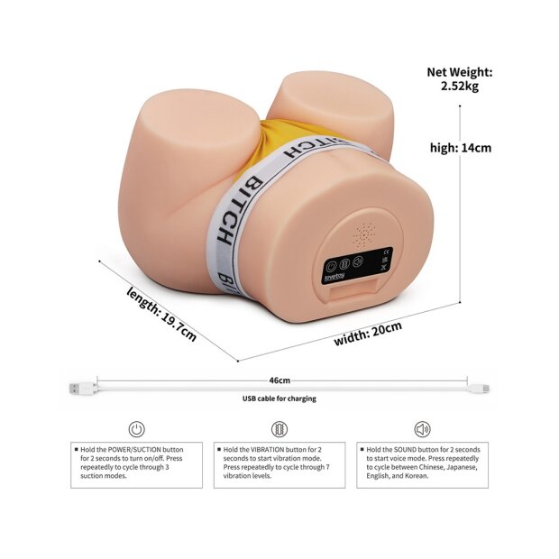 LoveToy Streetgirls Sensation Pulse Nude